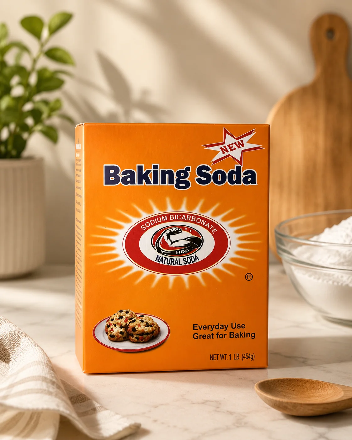 Baking soda hộp 454g